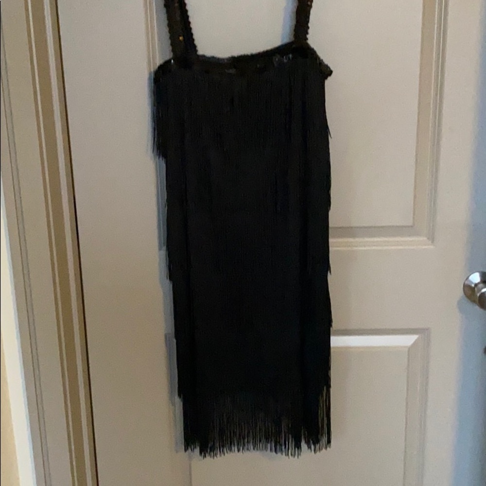 Sequined fringe dress